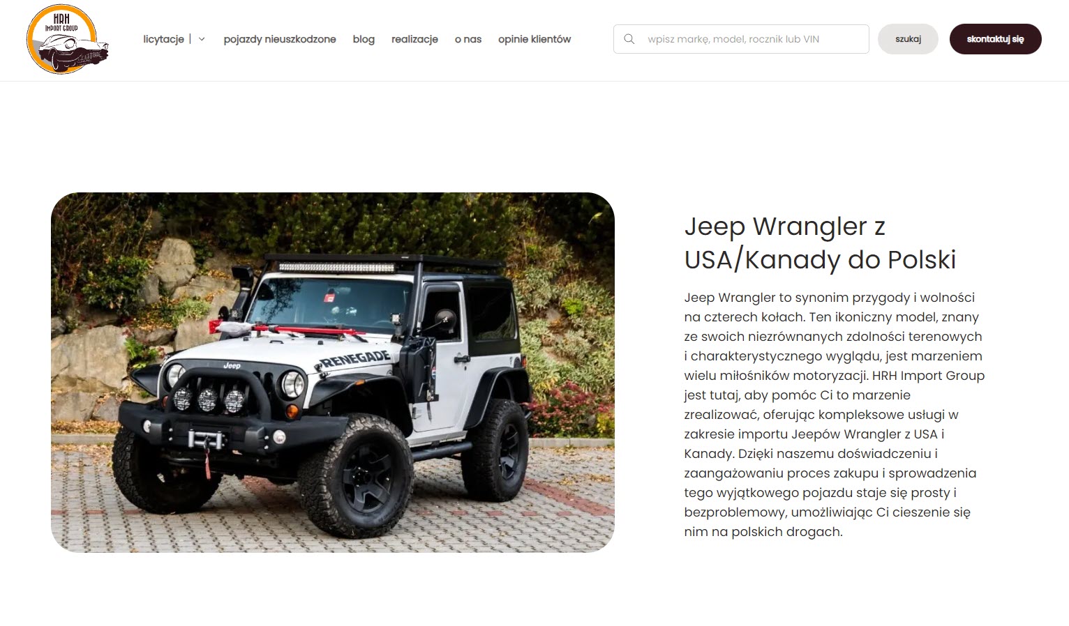 Jeep Wrangler z USA krok po kroku - jak wygląda import i formalności w Polsce?