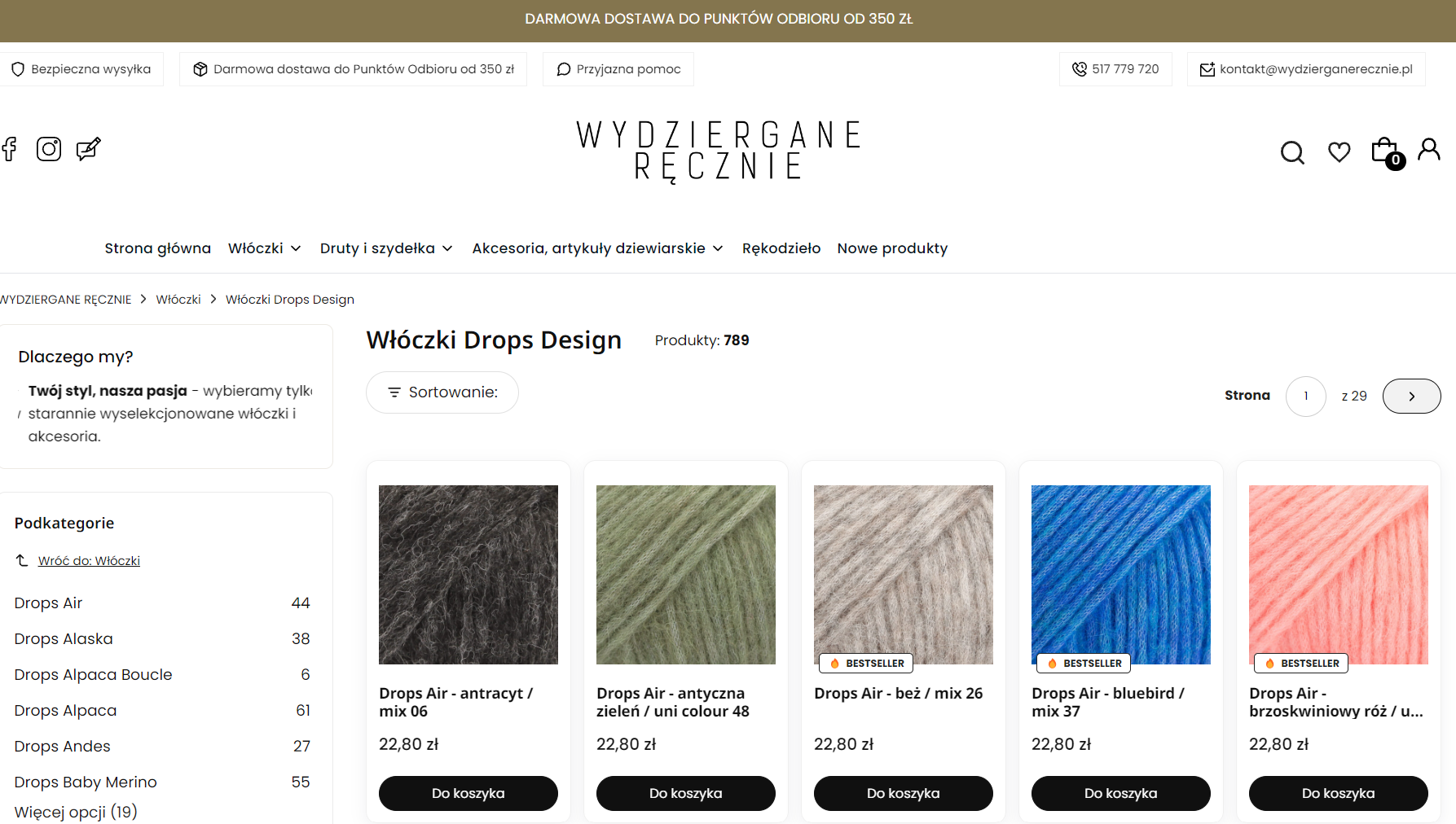 Dlaczego włóczki Drops cieszą się tak dużym uznaniem wśród miłośników robótek ręcznych?