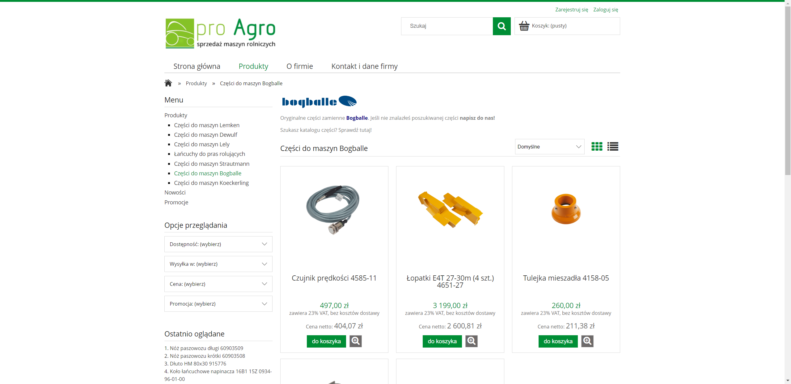 Części Bogballe jako standard w profesjonalnym rolnictwie