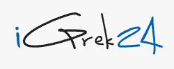 Logo firmy Delikatesy, przysmaki greckie | Internetowy sklep grecki iGrek24