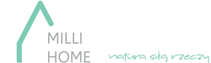 Logo firmy Wyposażenie domu w stylu skandynawskim, akcesoria | Sklep internetowy Milli Home