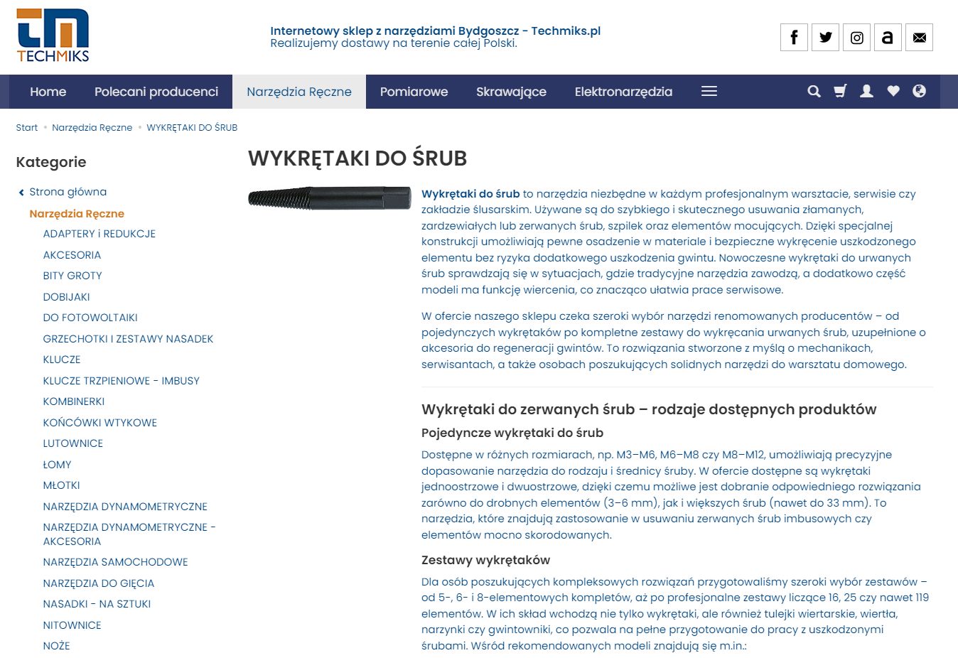 Wykrętaki spiralne, stożkowe, precyzyjne - przegląd rodzajów i ich zastosowań w warsztatach